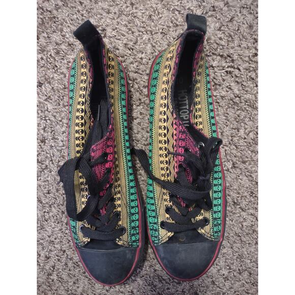 Hot Topic Rasta Sneakers - Picture 2 of 7
